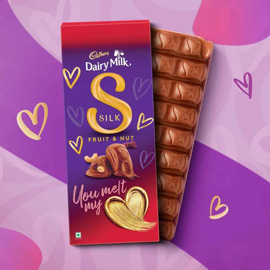 Cadbury Dairy Milk Silk Fruit and Nut Chocolate Bar Valentine's Gift Pack