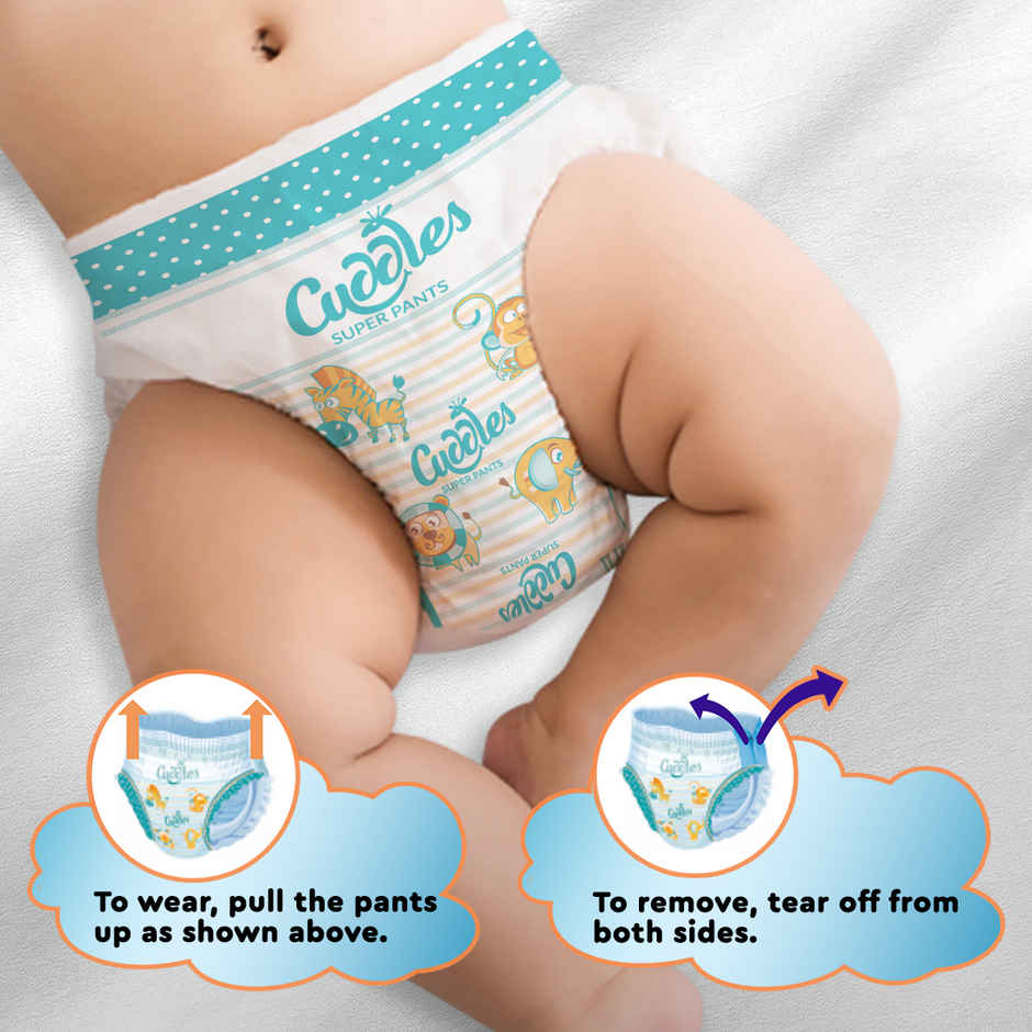 Cuddles Super Baby Pant Style Diaper | M | 74 pcs