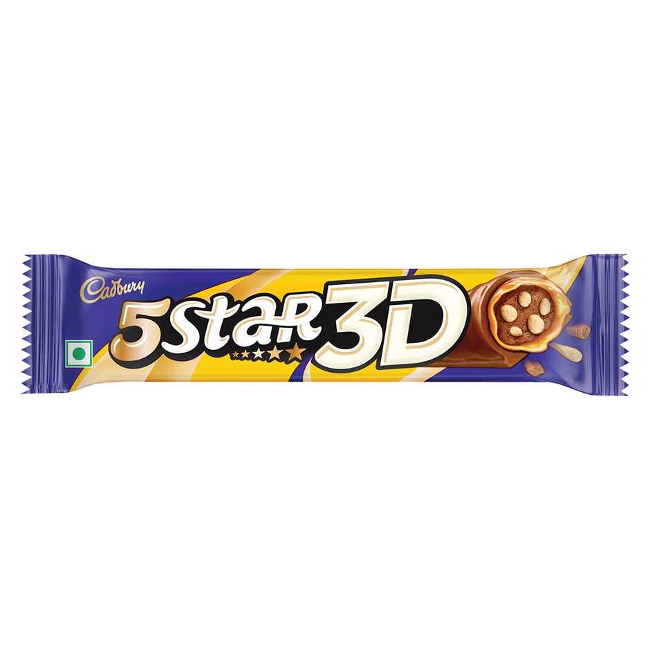 Cadbury 5 Star 3D Chocolate Bar | Creamy Milk Chocolate