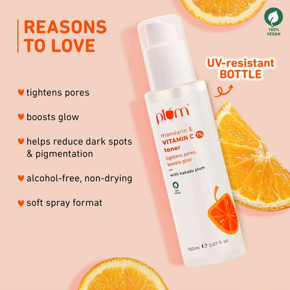 Plum 1% Vitamin C Toner with Mandarin & Kakadu Plum