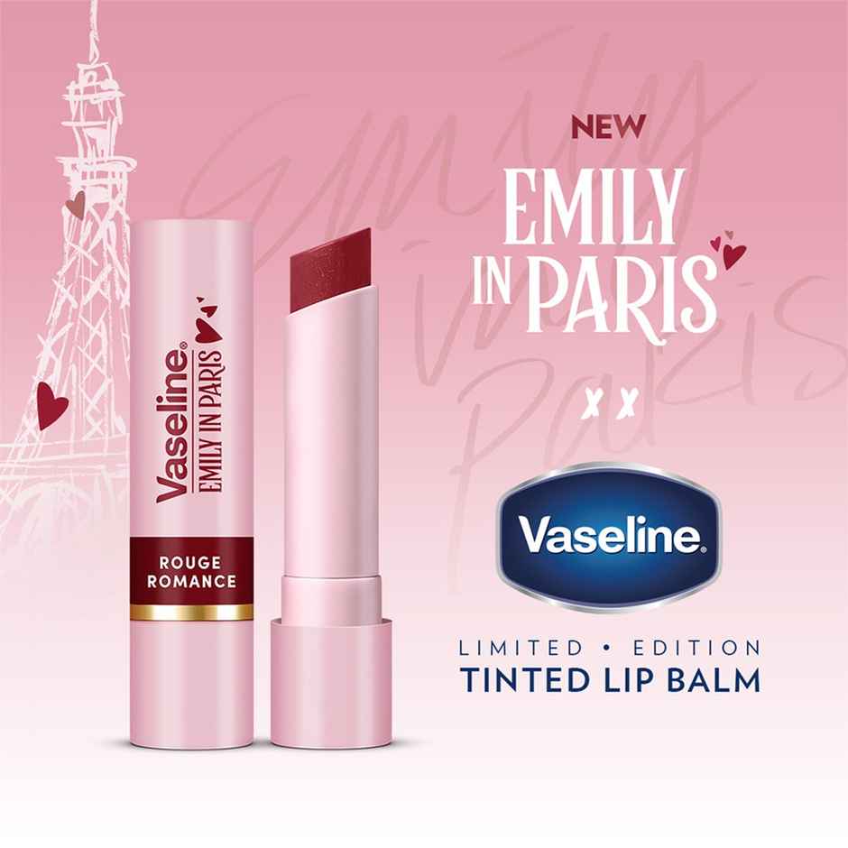 Vaseline Emily in Paris Rouge Romance Red Tinted Lip Balm