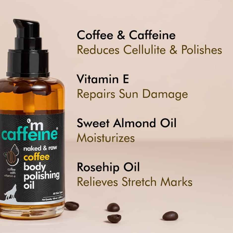 mCaffeine Coffee Body Polishing Oil