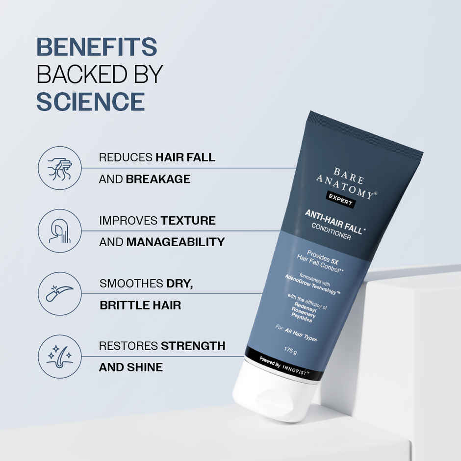 Bare Anatomy Anti-Hair Fall Conditioner for Hair Fall & Thinning with Redensyl + Rosemary