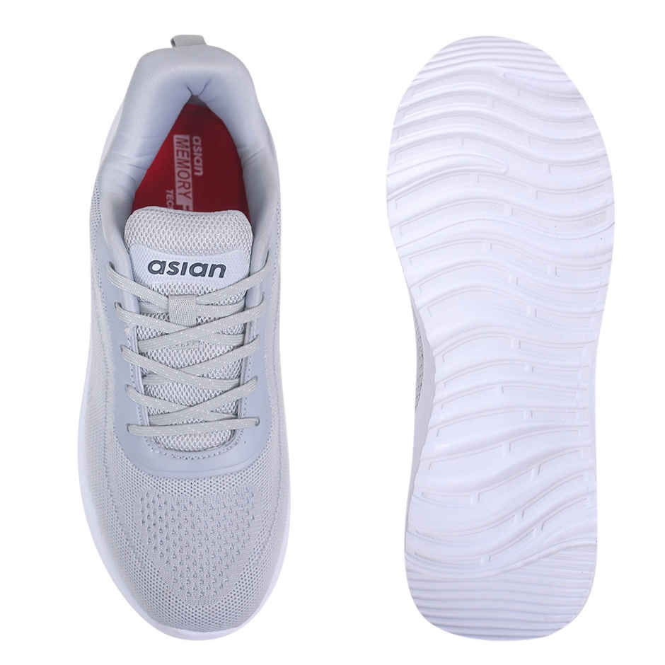 Asian Delta-20 Men Sports Shoes Light Grey (Size-9)