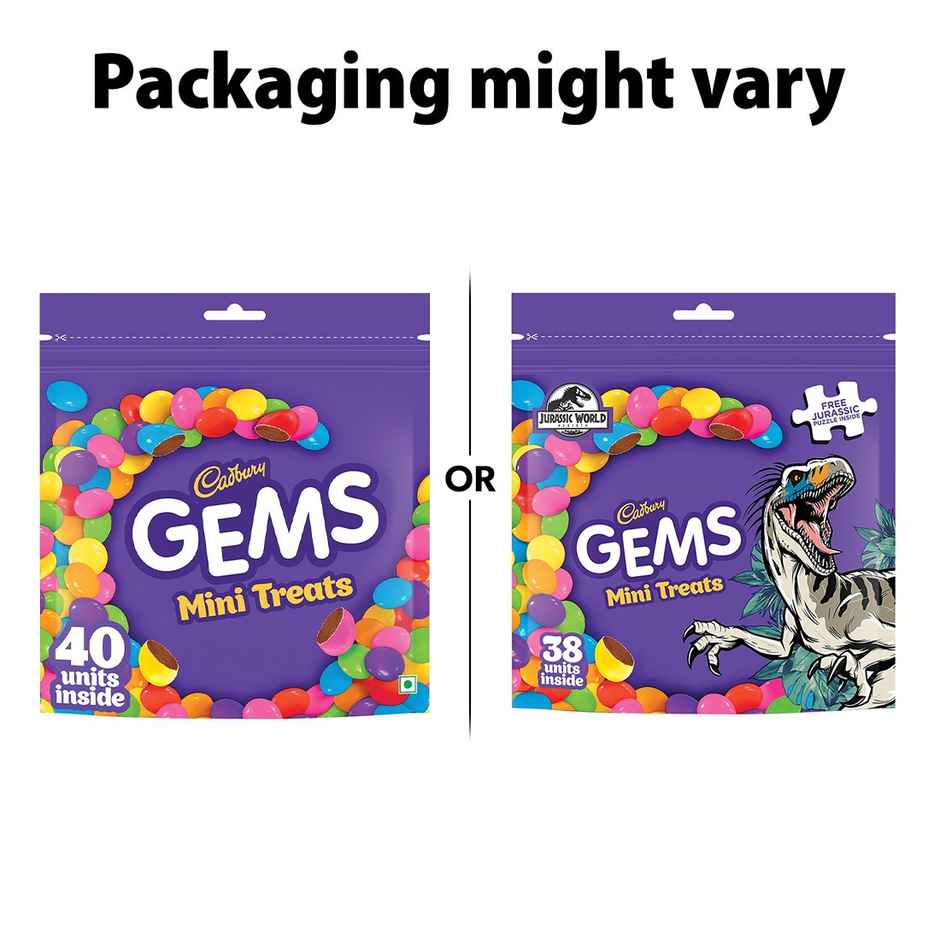 Cadbury Gems Chocolate Mini Treats Pack | Fun & Enjoyable