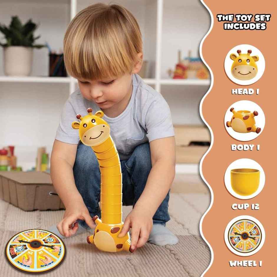 Wembley Giraffe Stacking Game for Kids Balancing Game Tabletop Interactive Fun Game