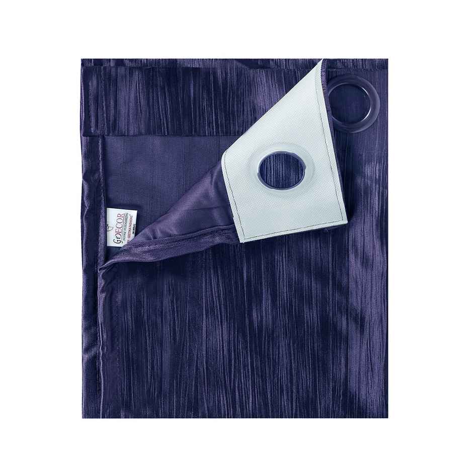 Antzco Plain Blue Window Curtain 5 ft x 4 ft | Pack of 2 | WC11