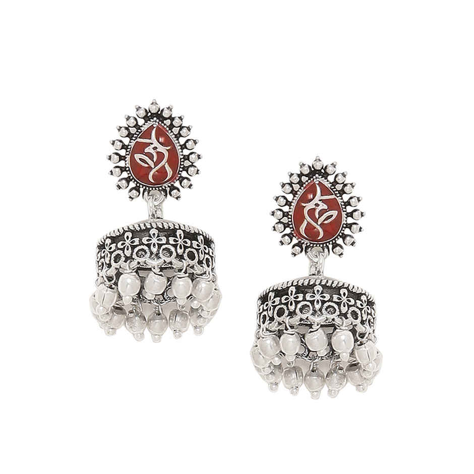 Voylla Moksha Metal Embellisheds Earrings
