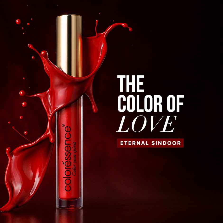 Coloressence Liquid Sindoor Maroon 3ml | Quick Dry | Long Lasting | Waterproof | Highly Pigmented