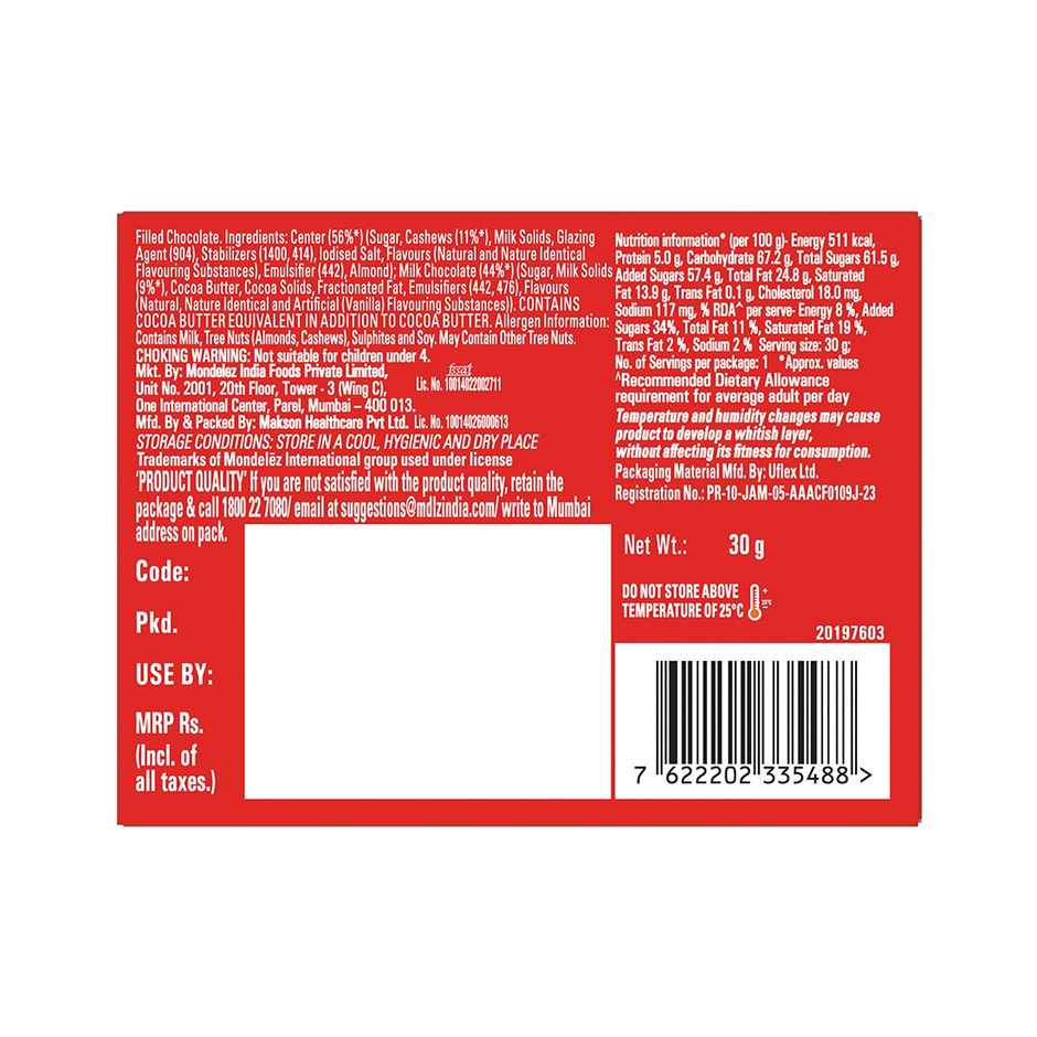 Cadbury Nutties | Chocolate Pack | Crunchy Cashew & Classic Chocolate