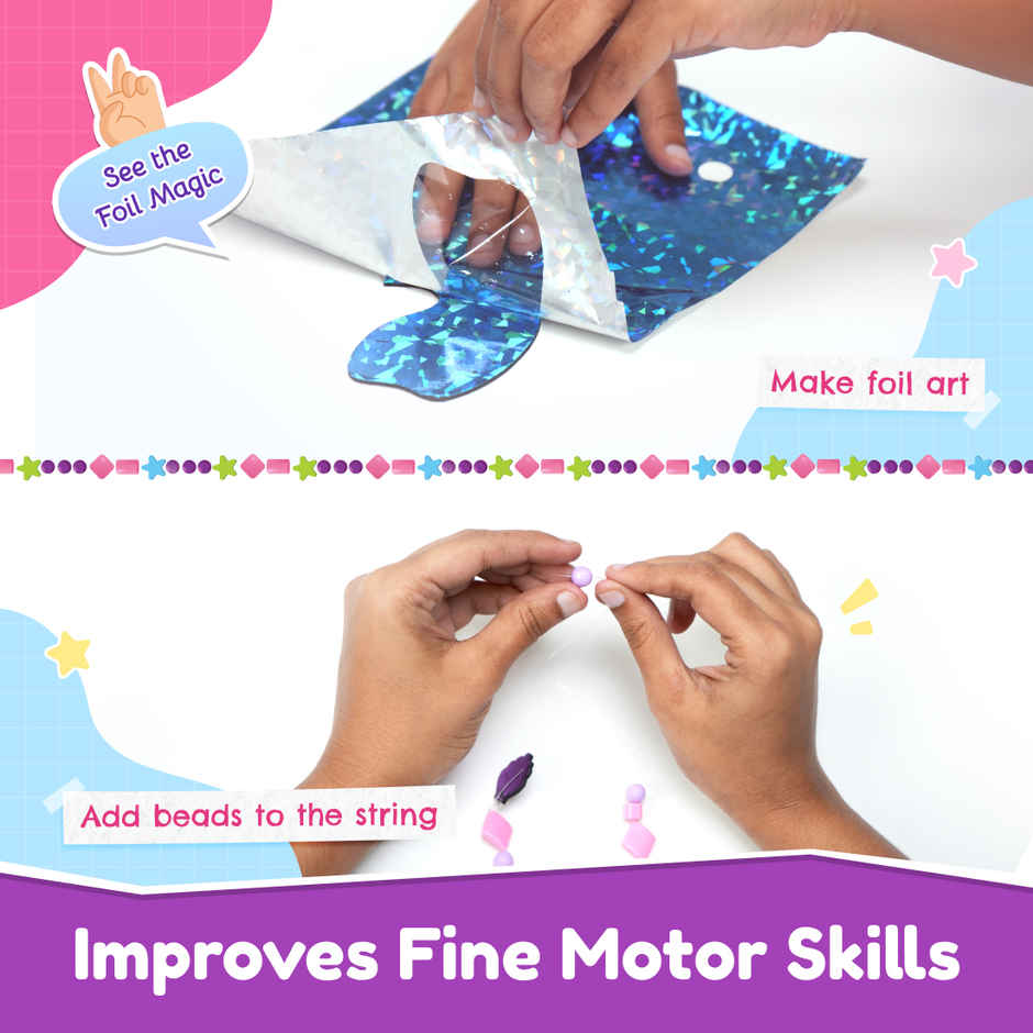 Bloomingo Diy Mermaid Dreamcatcher Craft Kit | Art & Craft Kit For Ages 4+