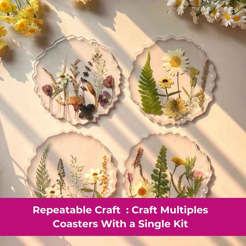 Oytra Resin Art Kit for Beginners with Moulds Flowers