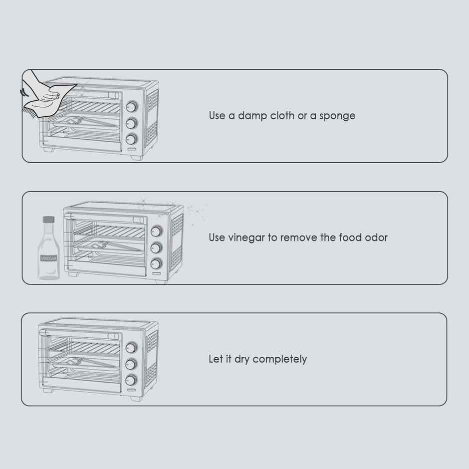 Wonderchef Oven Toaster Grill (Otg) - 19 Litres, Black