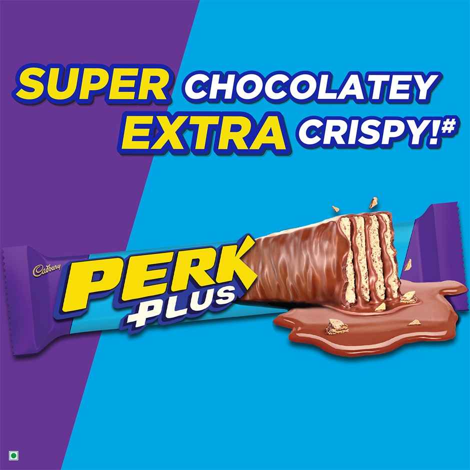 Cadbury Perk Plus Chocolate Coated Wafer Bar