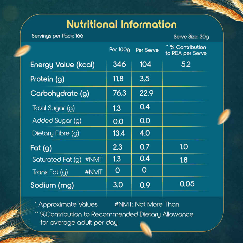 Fortune Premium MP Sharbati Atta | Upto 12 Hours Softness | Slow Chakki Process