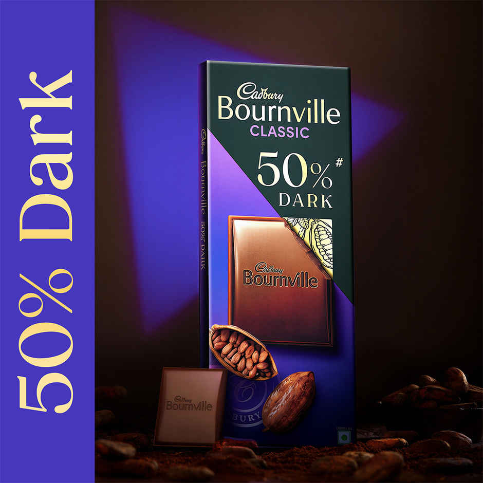 Cadbury Bournville Rich Cocoa 50% Dark Chocolate Bar