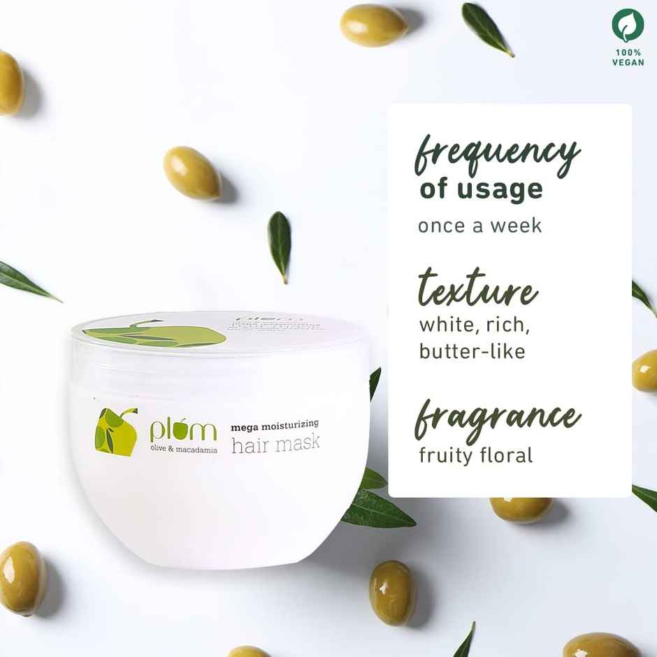 Plum Olive & Macadamia Mega Moisturizing Hair Mask