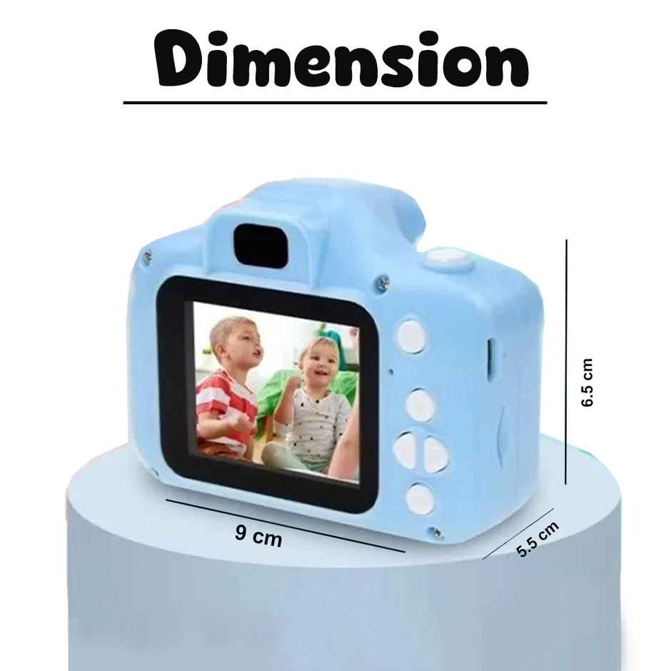 Wembley Kids Selfie Camera Toy 13Mp 1080P Hd Digital Video Camera (Colour May Vary)