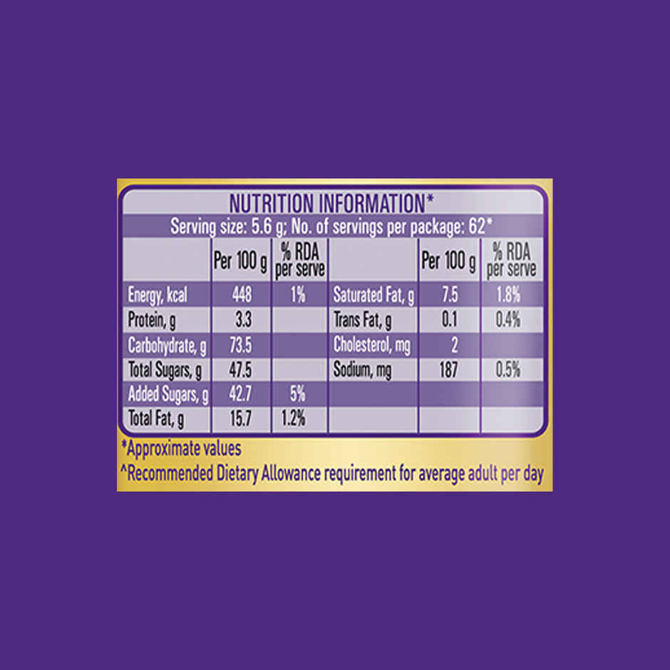 Cadbury Choclairs Gold Chocolate Candy Pack | 62 units