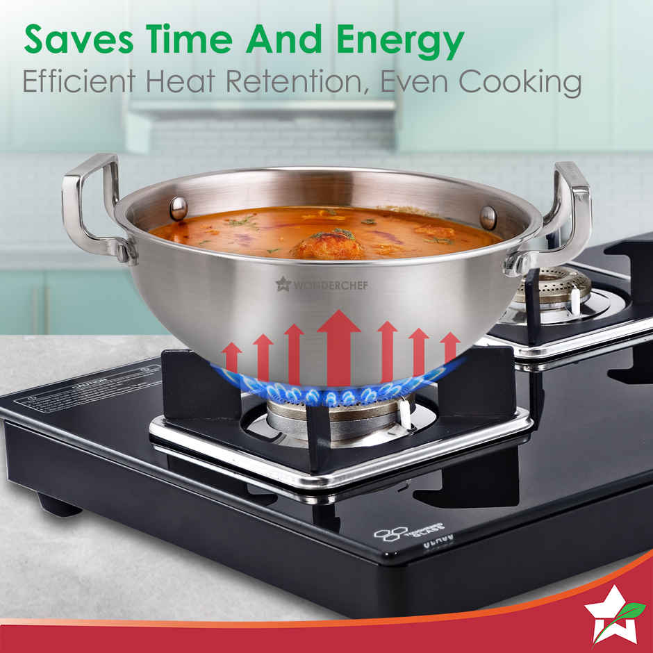Wonderchef Stella Triply Stainless Steel Cookware Set