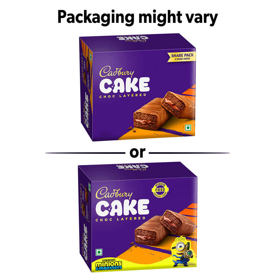 Cadbury Choc Layered Cake Minion Pack