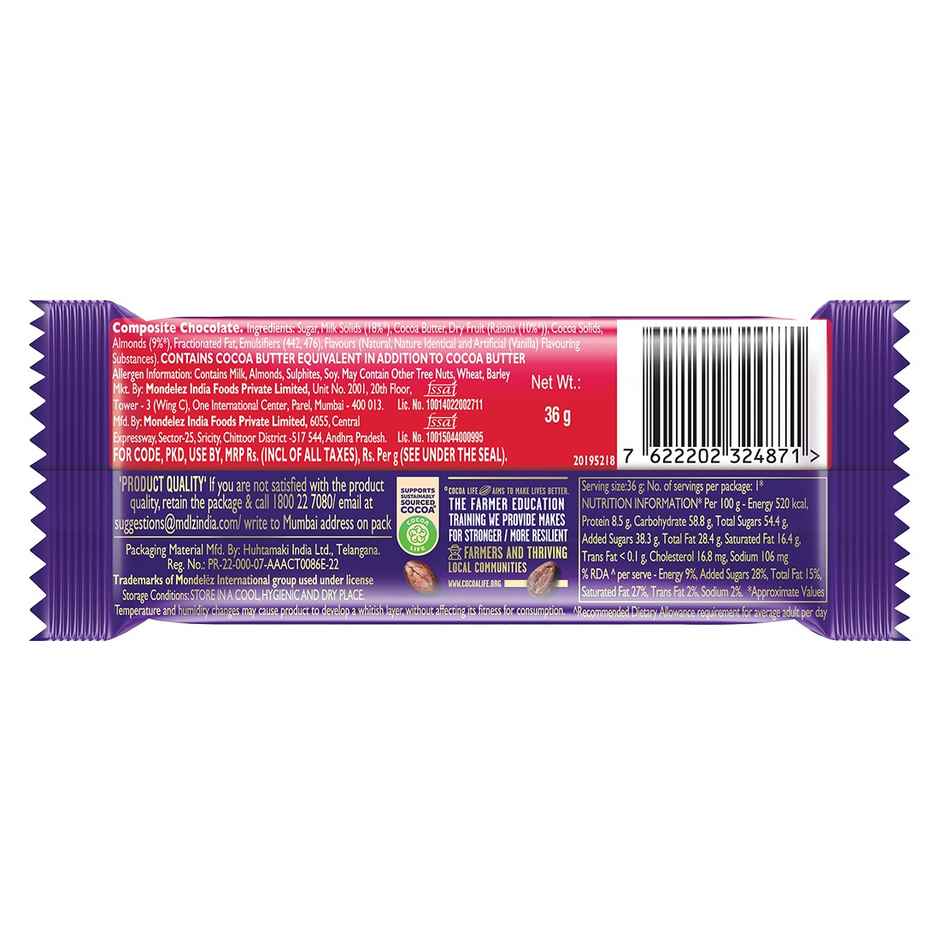 Cadbury Dairy Milk Fruit & Nut Chocolate Bar Combo