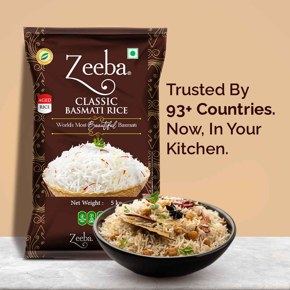 Zeeba Classic Aged Basmati Rice Extra Long Rice