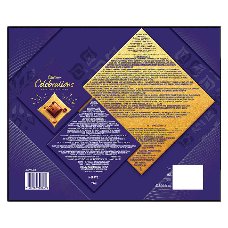 Cadbury Celebrations Premium Selections Assorted Chocolate Diwali Gift Pack