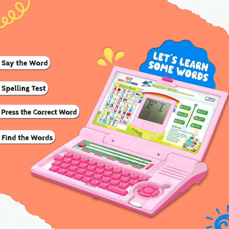 Wembley Kids Laptop Computer Toy For Kids 5 Years Activity Electronics Learning With Games - Assorted