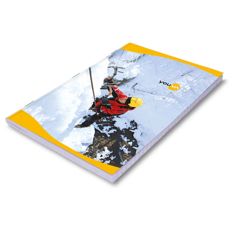 Navneet Youva Soft Bound Unruled Notebook 172 Pages, 17x 27 cm Long, Nature