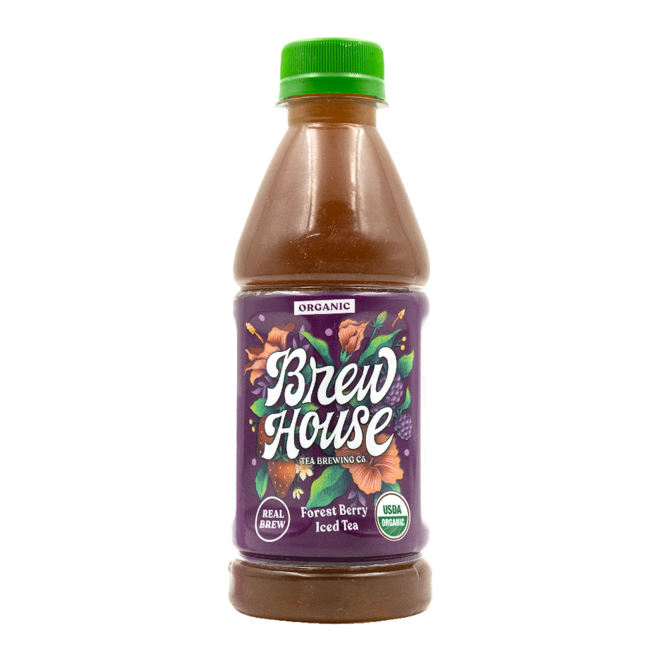BrewHouse Tea Brewing Co. Naturally Brewed Organic Ice Tea - Forest Berry