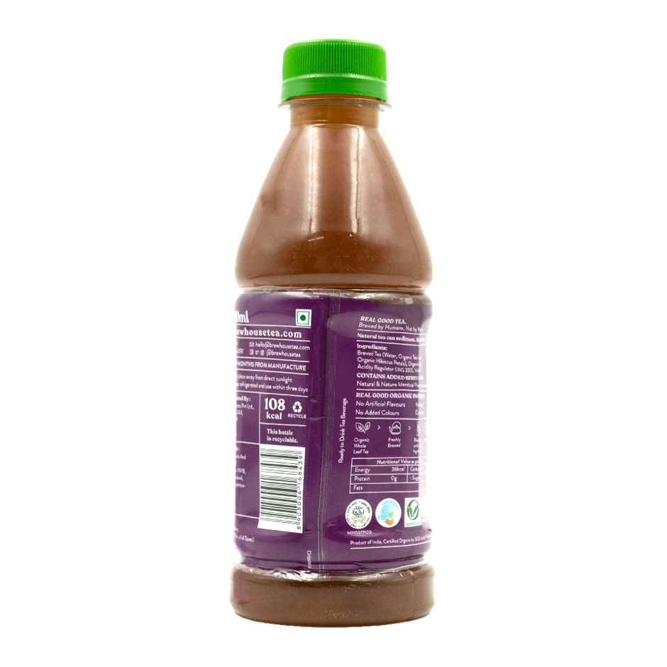 BrewHouse Tea Brewing Co. Naturally Brewed Organic Ice Tea - Forest Berry
