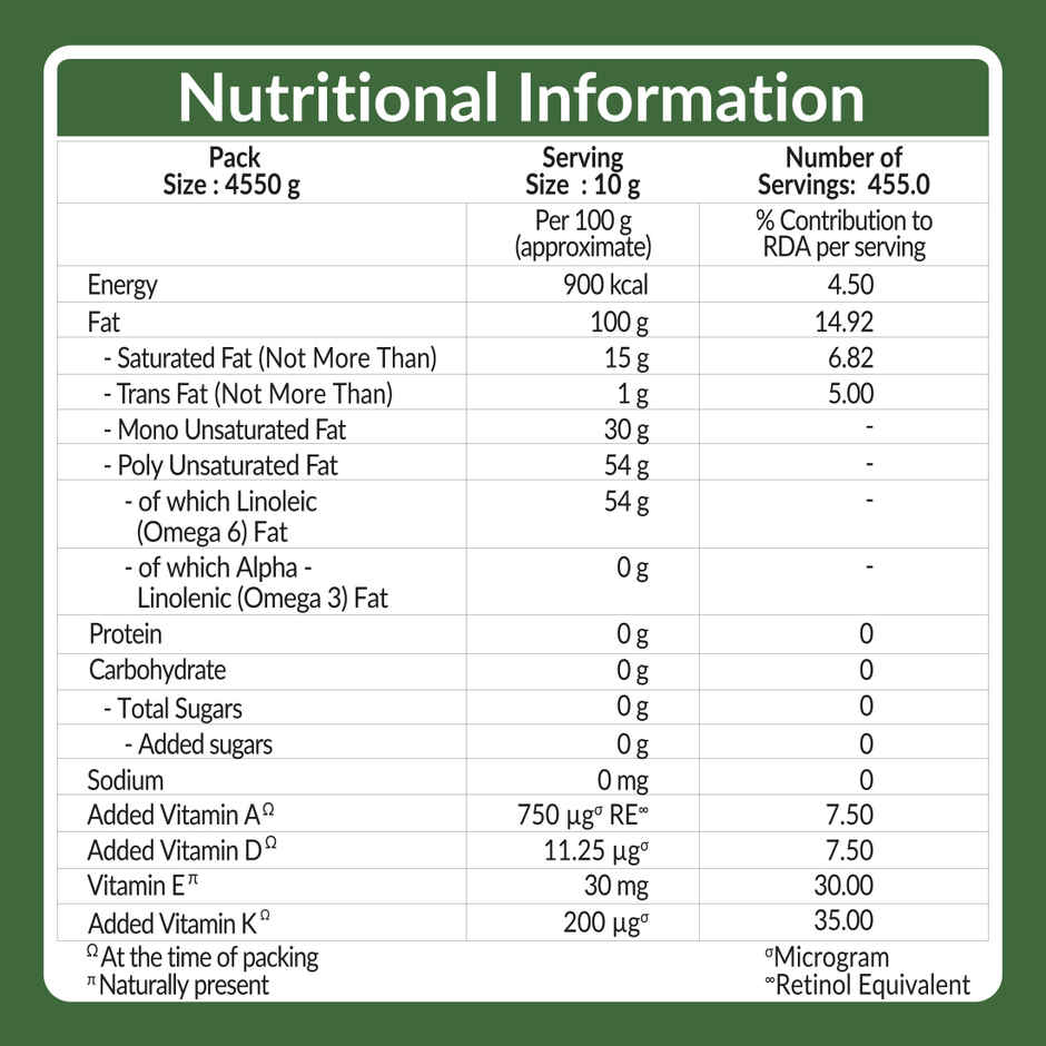 Fiona Refined Sunflower Oil | Jar