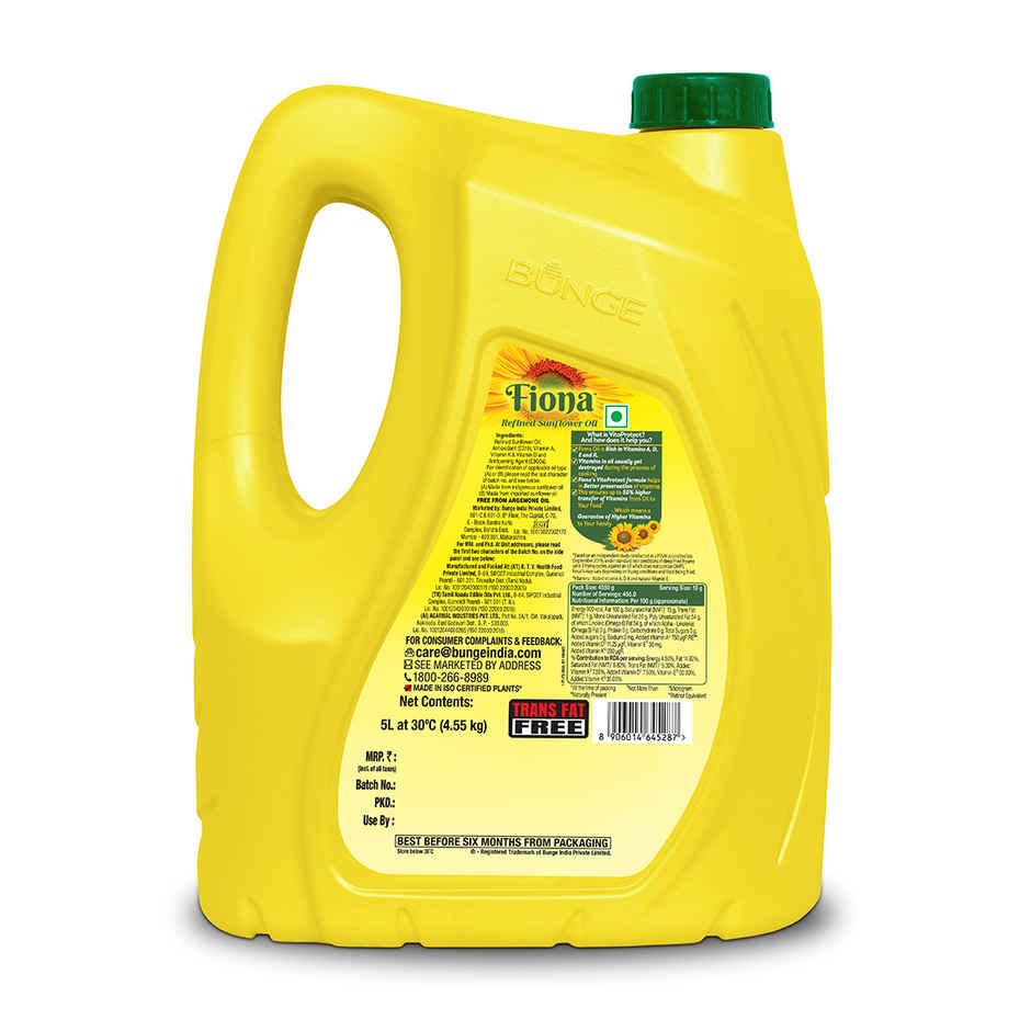 Fiona Refined Sunflower Oil | Jar