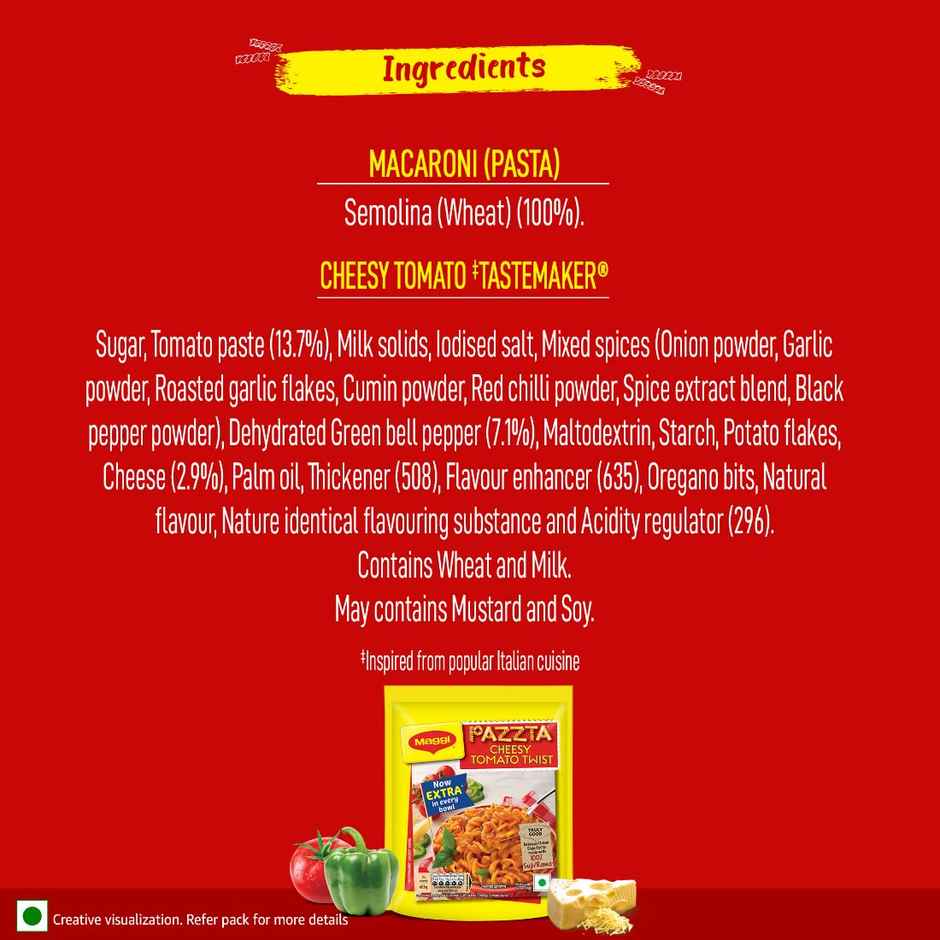 Maggi Pazzta Cheesy Tomato Twist Pasta