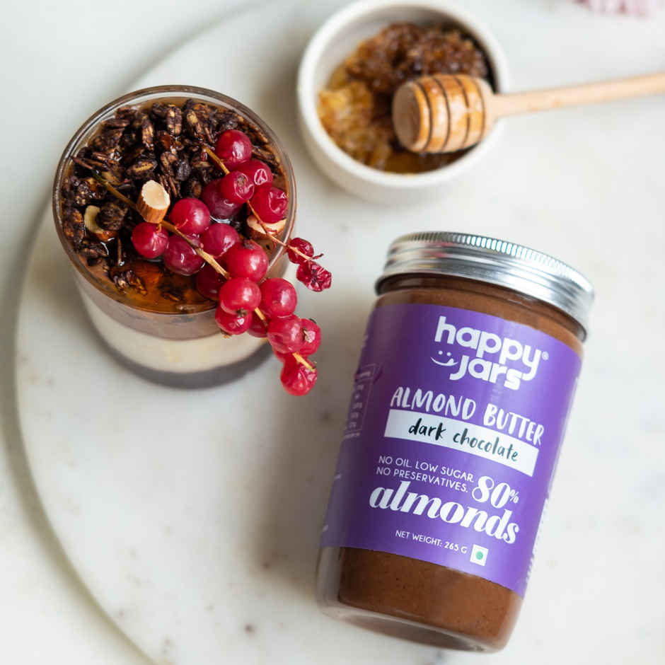 Happy Jars Dark Chocolate Almond Butter