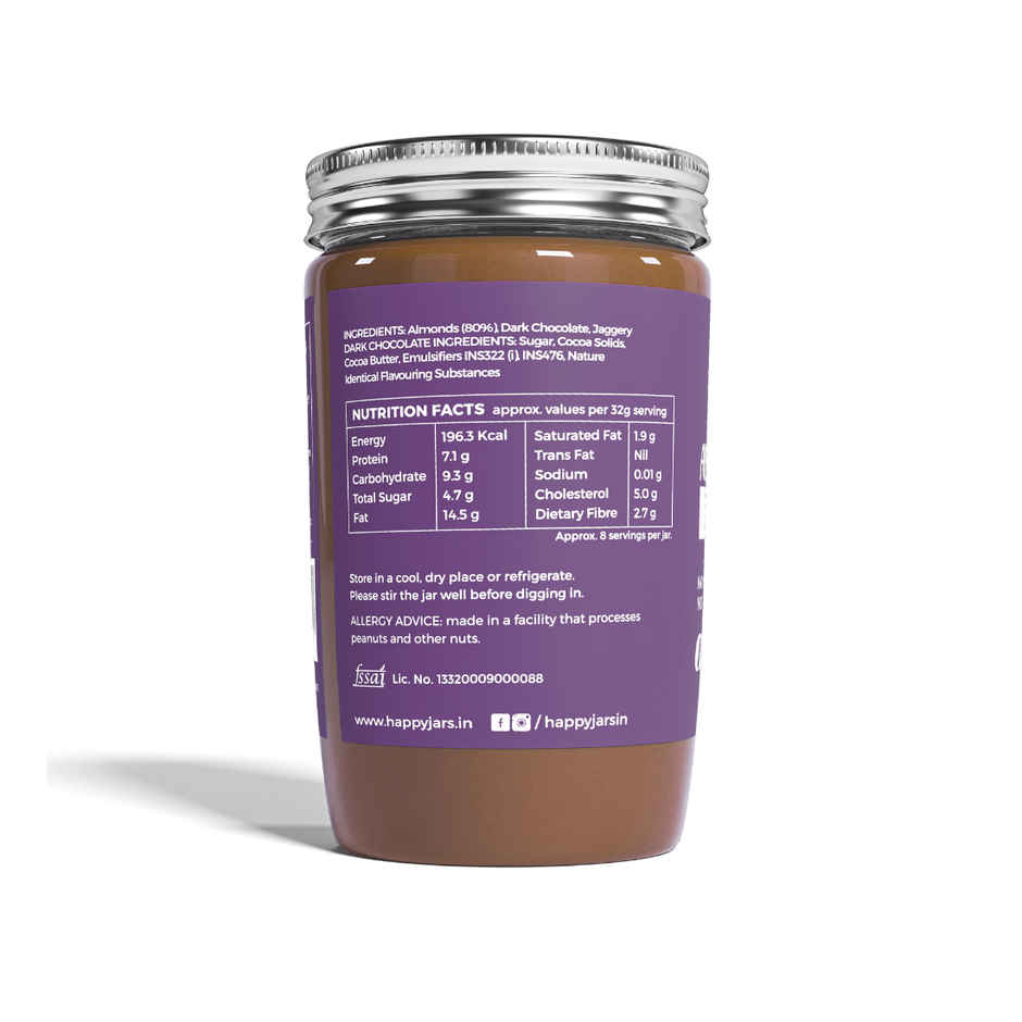 Happy Jars Dark Chocolate Almond Butter