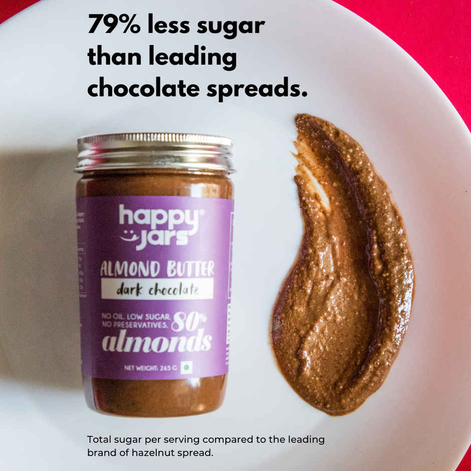 Happy Jars Dark Chocolate Almond Butter