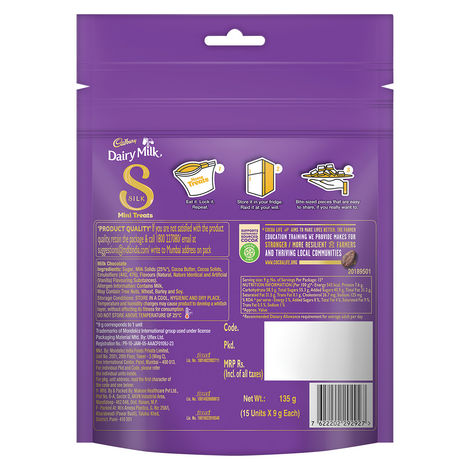 Cadbury Dairy Milk Silk Chocolate Mini Treats Pack