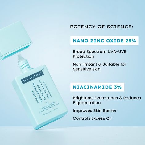 Hyphen Sun Milk 100% Mineral Sunscreen SPF 50 PA++++