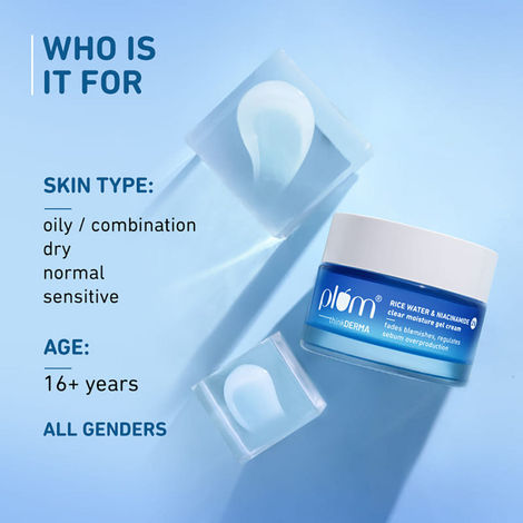 Plum Rice Water & Niacinamide 2% Clear Moisture Gel Cream