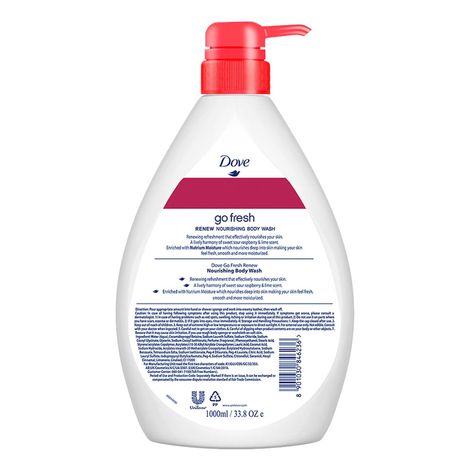 Dove Go Fresh Nourishing Body Wash | Raspberry & Lime | For Rejuvinated Skin