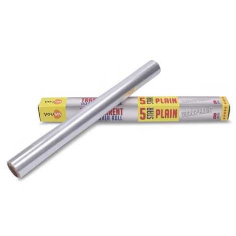 Navneet Youva Transparent Book Cover Rolls For Students 5 Star 8 Meters Length X 35.5 Cm Height