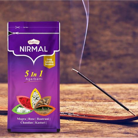 Nirmal 5 in 1 Agarbatti Zipper | Shubhkart