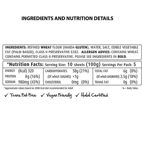 Switz Samosa Dough Sheets