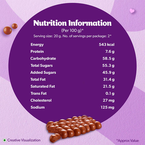 Cadbury Dairy Milk Silk Bubbly Chocolate Bar