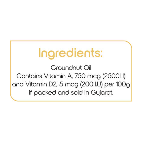 Fortune Pure Groundnut Oil Pouch