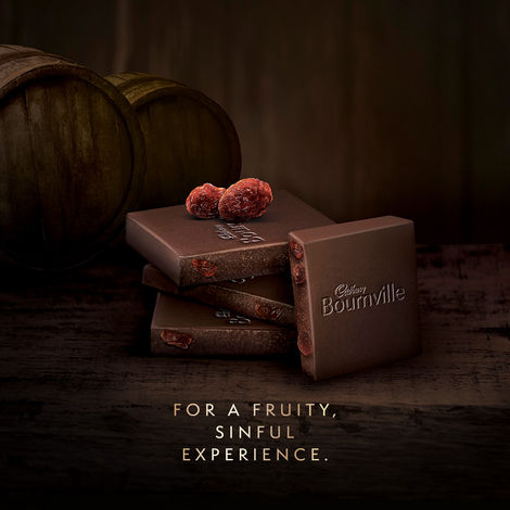 Cadbury Bournville Rum & Raisin 50% Dark Chocolate Bar