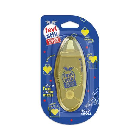 Fevistik Rockin' Roller - Adhesive Roller Mess Free Fevistik Easy To Use Adhesive