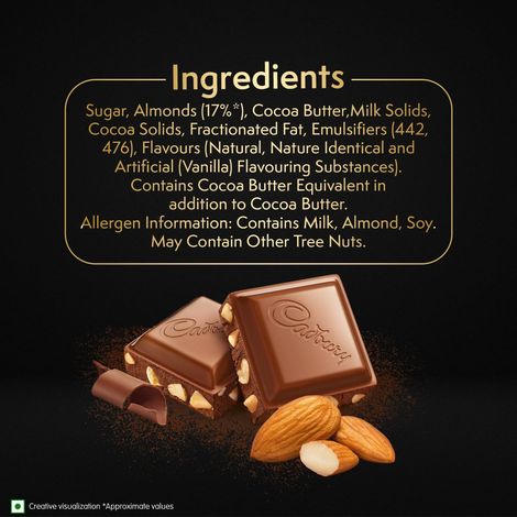 Cadbury Temptations Almond Treat Premium Chocolate Bar